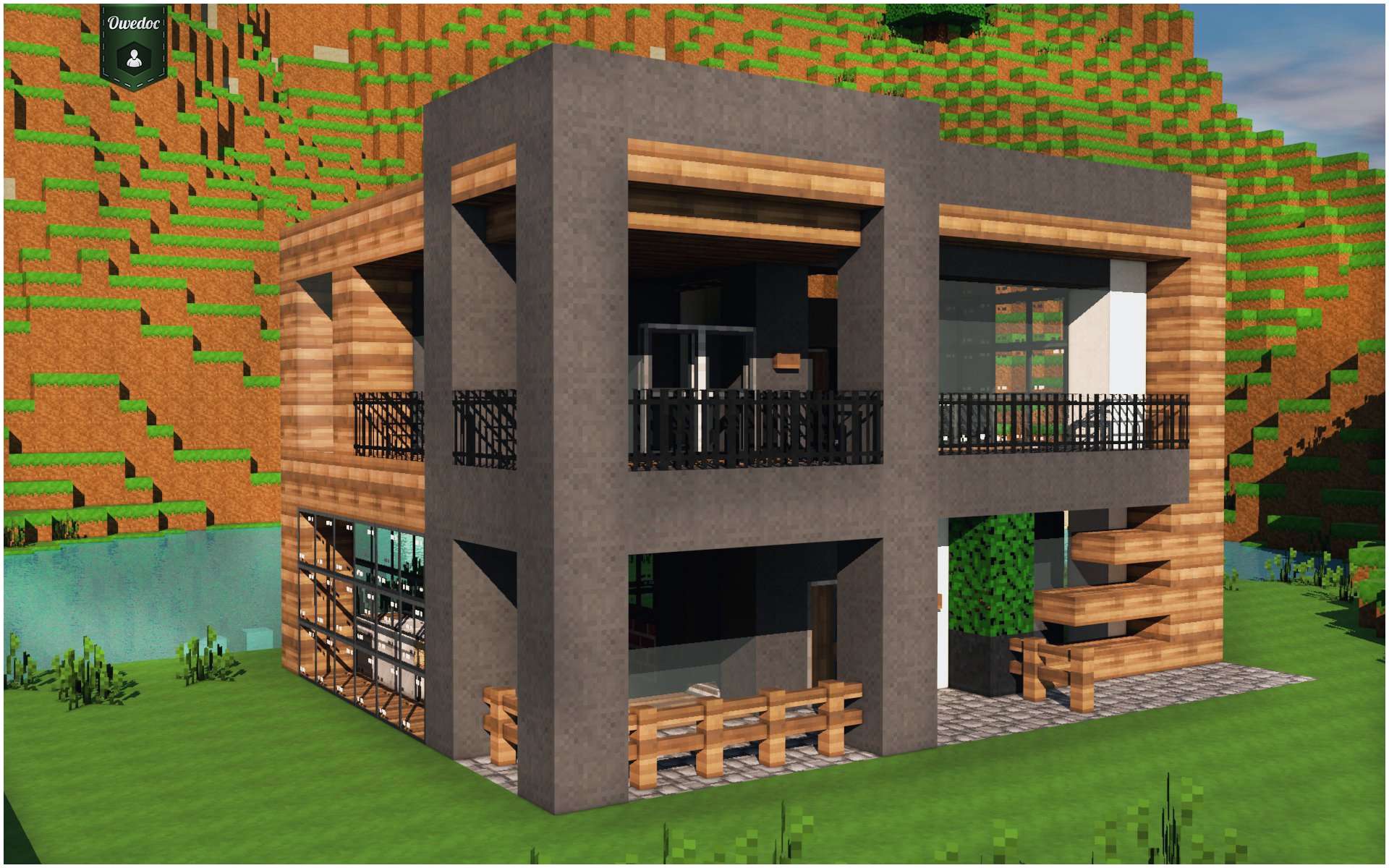 Construction Moderne Minecraft Gamboahinestrosa