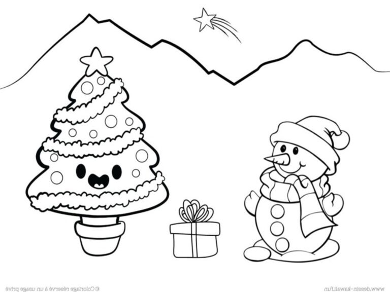 Coloriage sapin de Noël : un plaisir créatif pour tous