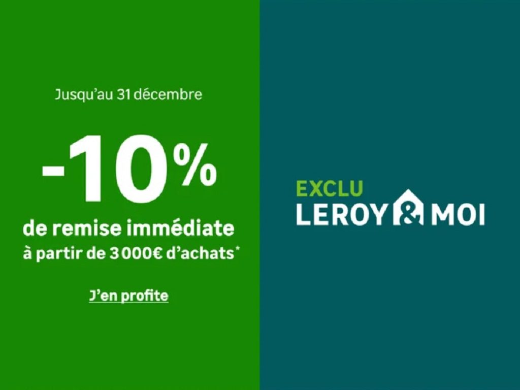 Promotion Leroy Merlin