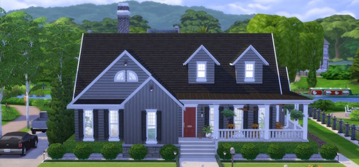 Maison les sims 4