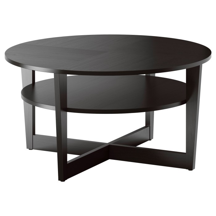 Table basse roulette ikea