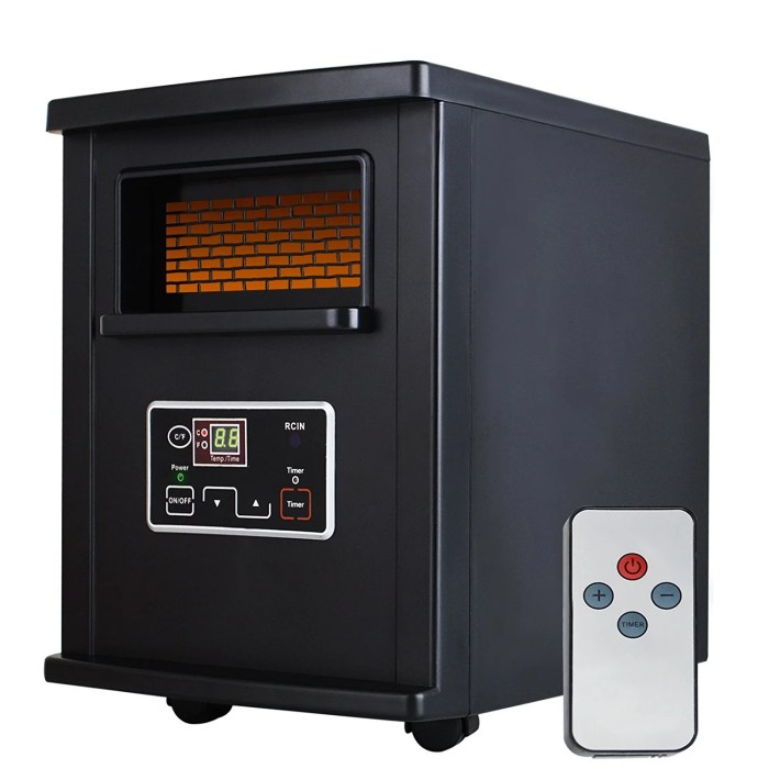 Heater infrared remote 1000w