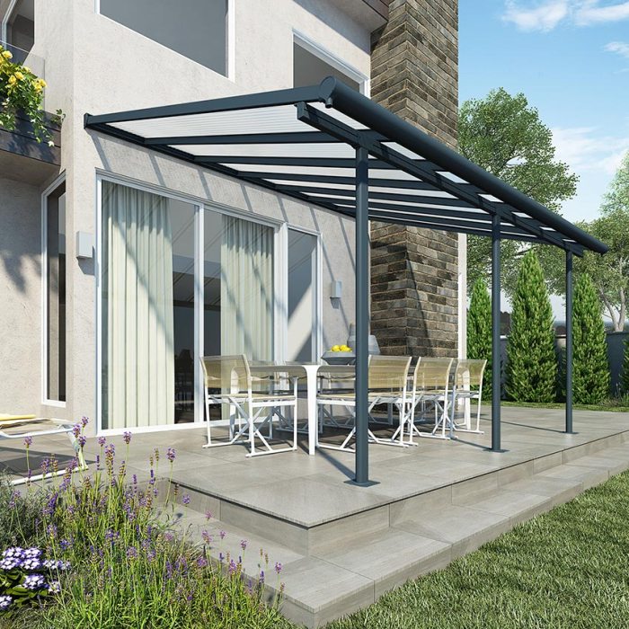 Pergola azura polycarbonate