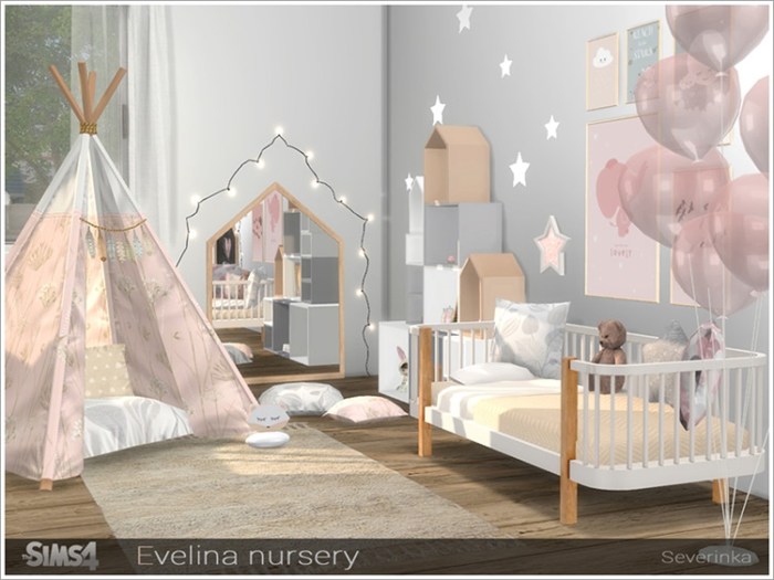 Toddler nursery sims set cc child