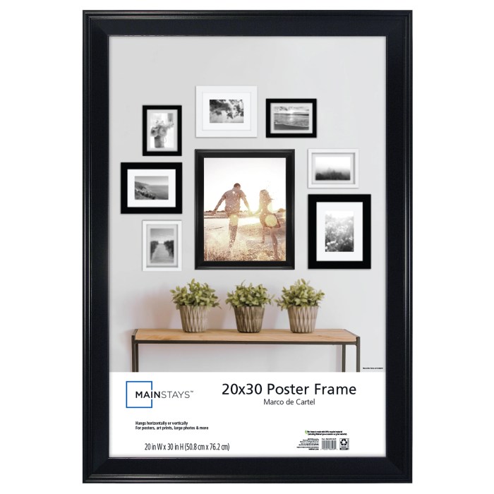 20 frame picture craig frames inch brushed silver set walmart