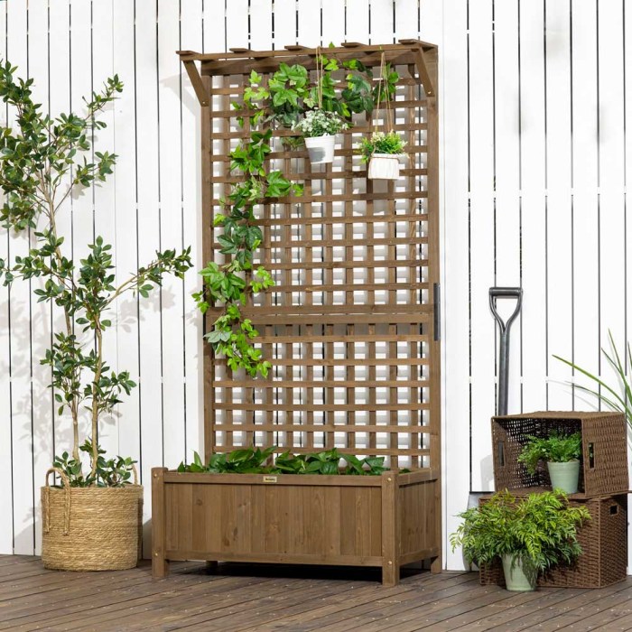 Trellis pot