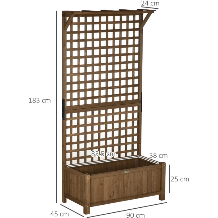 Trellis planters