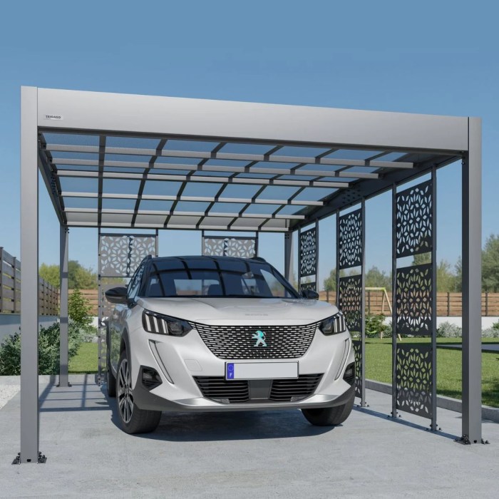 Trigano carport mistral 8m