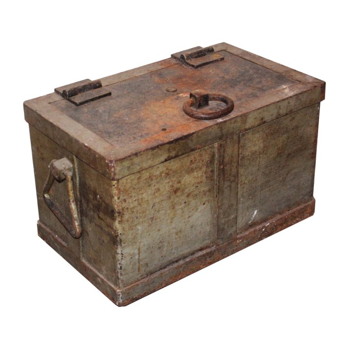 Strongbox safe iron cast