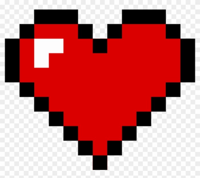 Pixel coeur facile