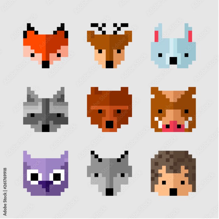 Animals pixel squirrel perler beads bead patterns kawaii cute pattern stitch cross strawberry animaux fuse sprite kandipatterns ideas mignon animal