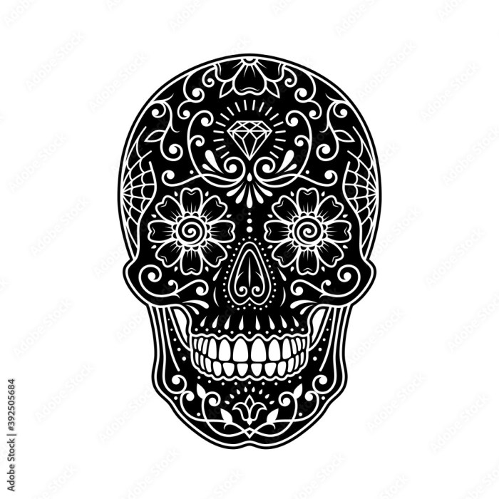 Sugar skulls colorful skull clip vector set etsy illustration search shutterstock stock