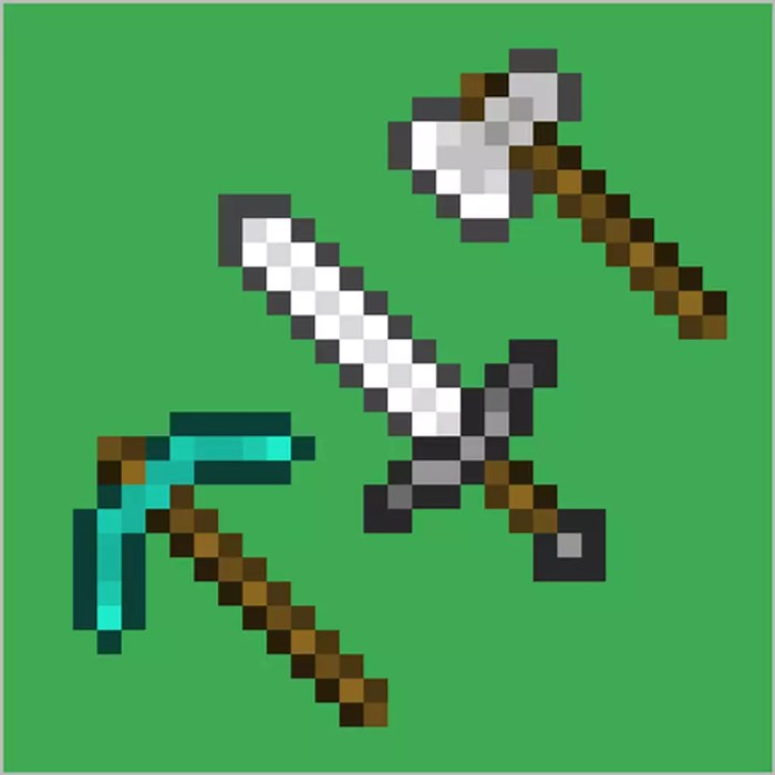 Dessin minecraft pixel