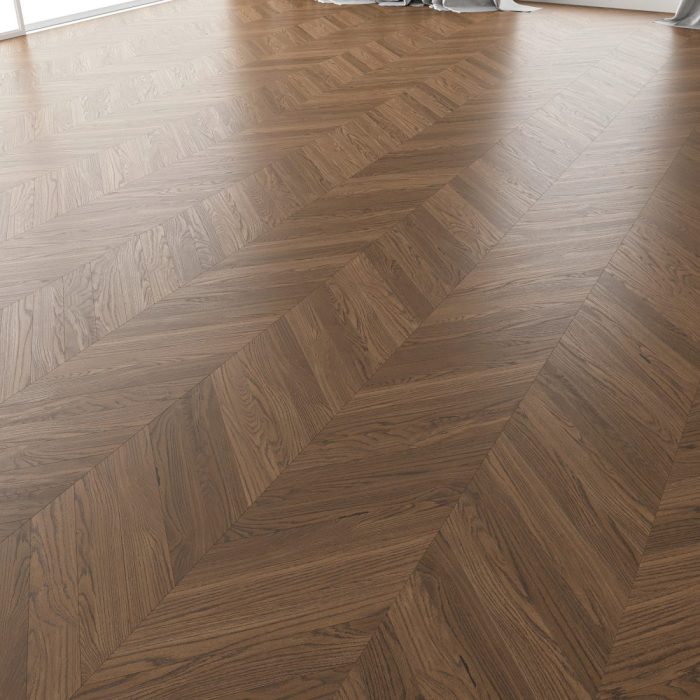 Parquet chene blanchi massif