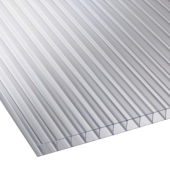 Polycarbonate sheet twinwall axiome clear 10mm roofing 4000mm 1000 690mm 3m diy description click here full