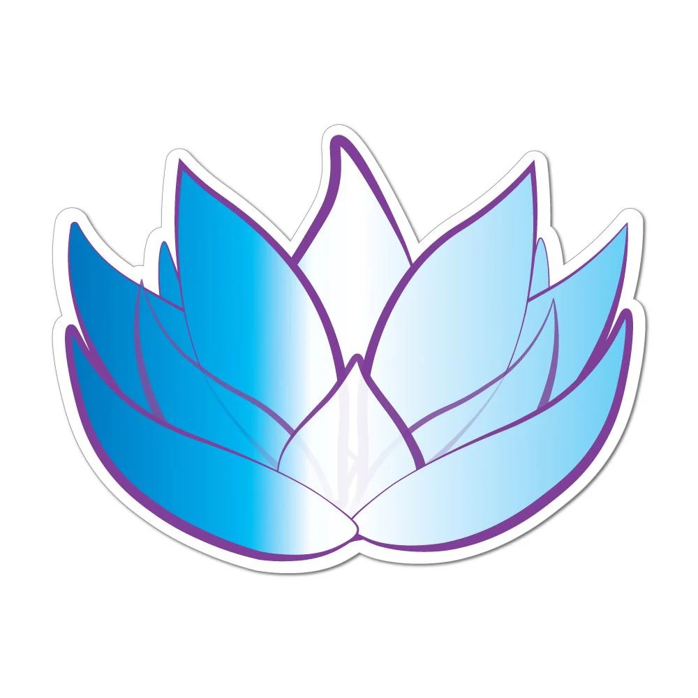 Sticker fleur de lotus