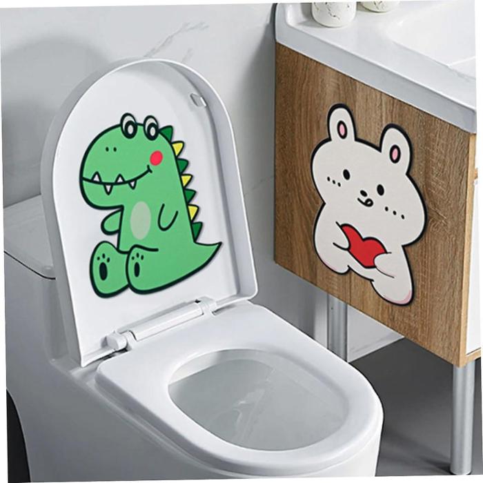 Toilet funny seat pee bathroom vinyl sticker stickers decal bowl seats chart custom novelty decals signs eye choose board restroom