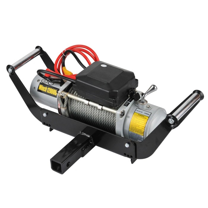 Winch electric volt cable dc marine lb stainless steel 2000 powered capacity endurance model northerntool