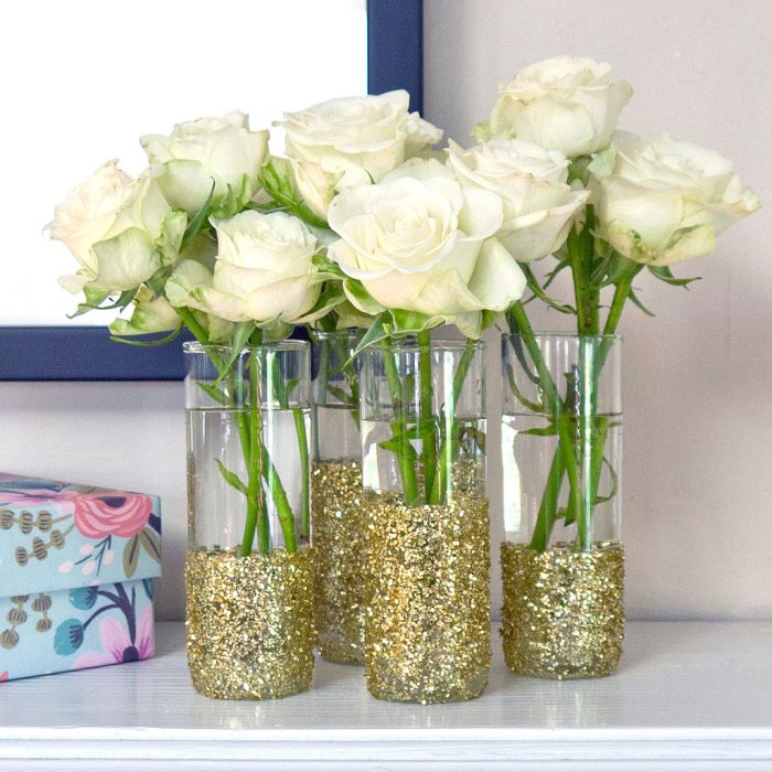 Comment decorer un grand vase en verre