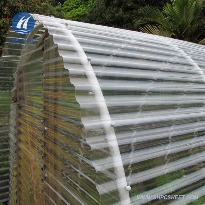 Polycarbonate sheeting greenhouses roof greenhouse benefits major