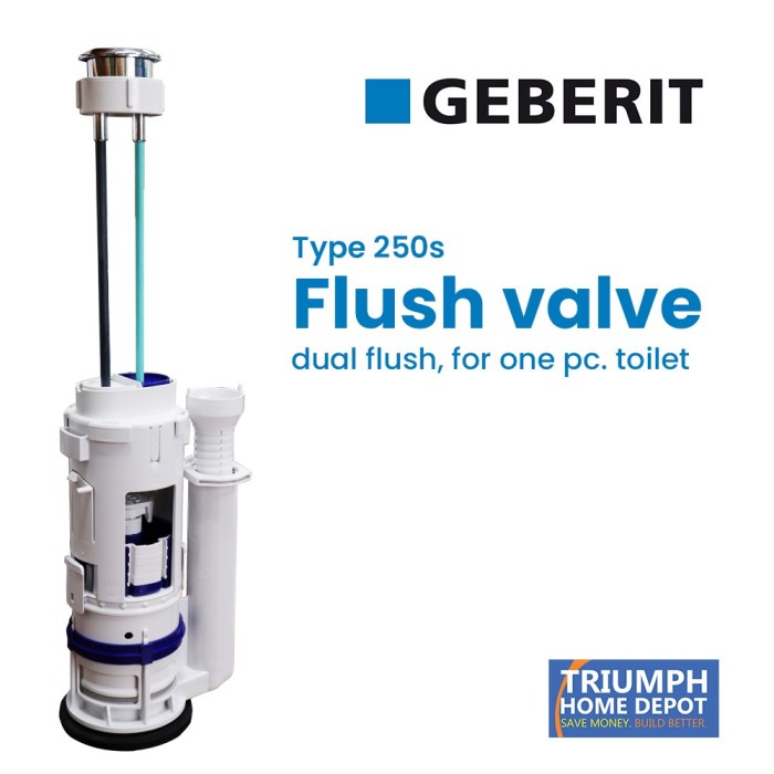 Toilet flush cistern geberit valve dual parts valves accessories bathroom cisterns spares sv type