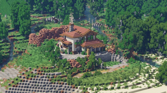 Minecraft villa italian