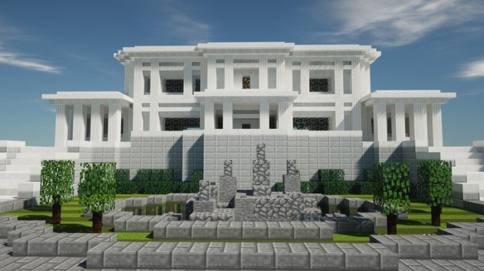 Minecraft mod rumah blueprints arquitetura basic apkpure minimalis perencanaan ongekend criatividade estimulam simcity