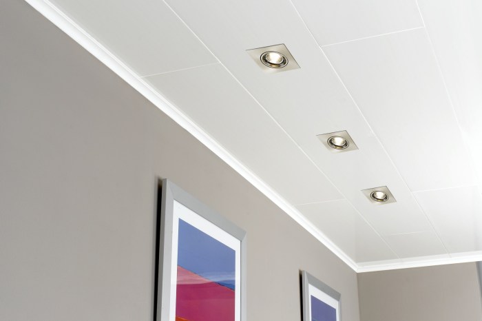 Ceiling panels wall pvc mdf click system