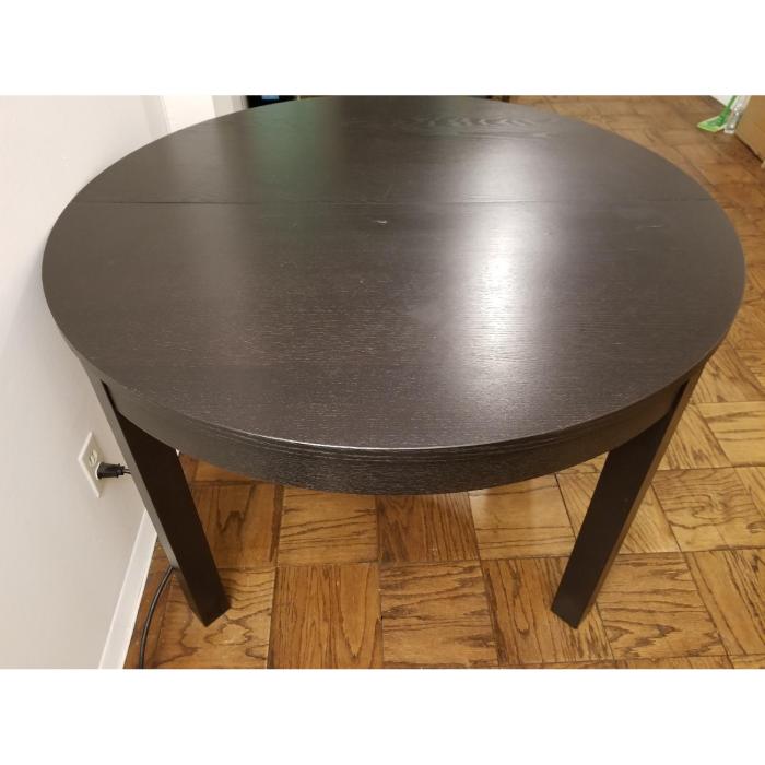 Ikea table round bjursta kitchen