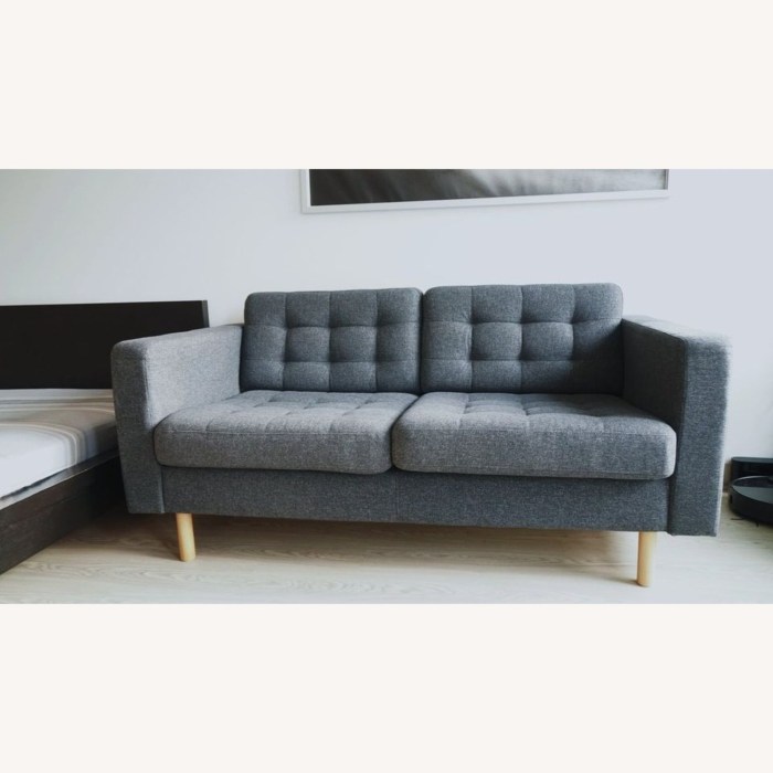 Loveseat ikea ottoman ektorp kaiyo