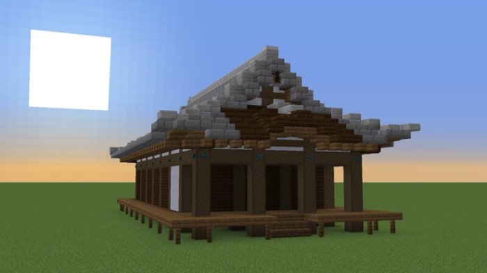 Japanese house minecraft ornate idea ideas