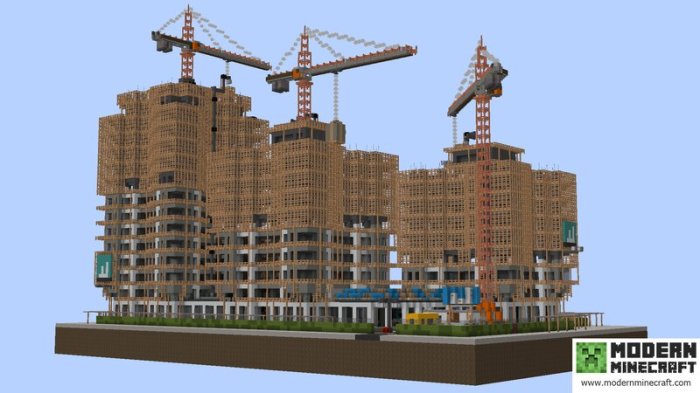 Minecraft construction moderne