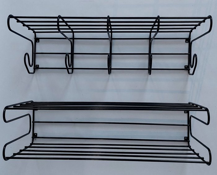 Freestanding coat rack tidy stand mirrored veneered foter shelving