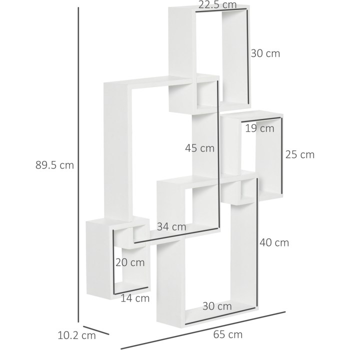 Etagere murale cube conforama