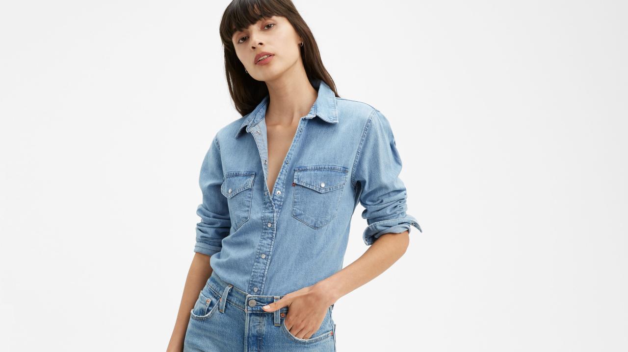 Chemise en jean levis