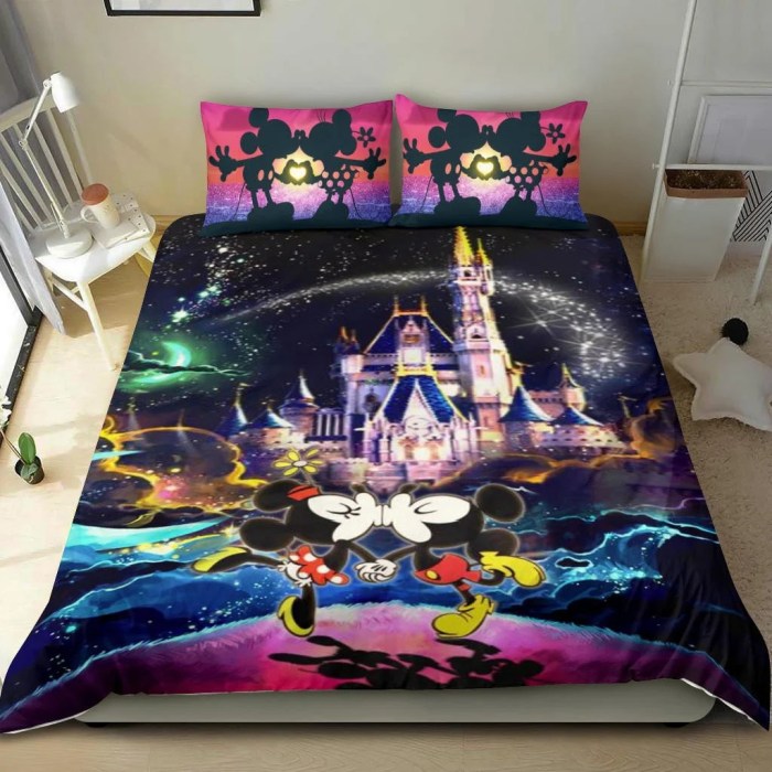 Housse de couette mickey 220x240