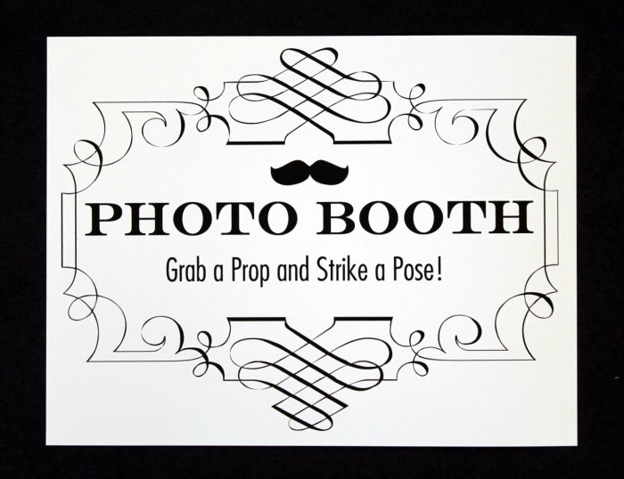 Pancarte photobooth a telecharger