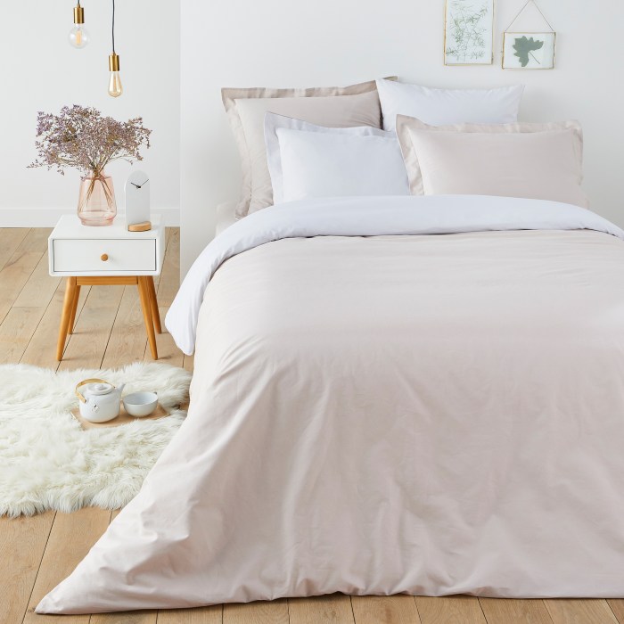 Couette housse redoute nude rebajas cabeza dekbedovertrek yucatan laredoute charhadas coton bord duvet telva beddengoed