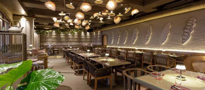 Conception dinterieur pour restaurant branche et convivial