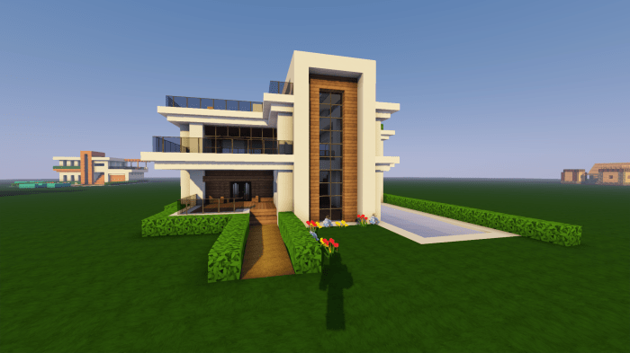 Minecraft maison moderne defroi