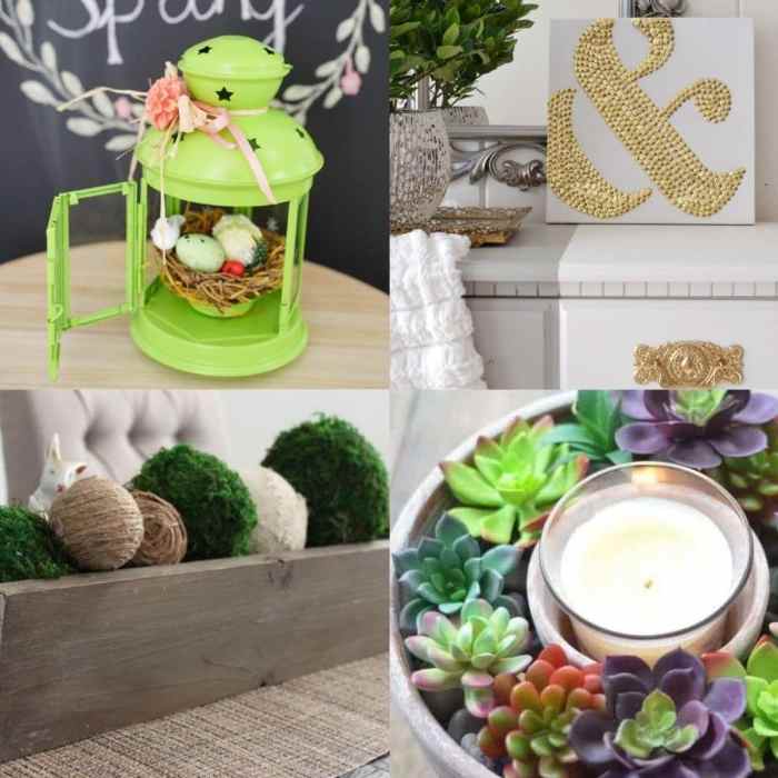 Creative dollar store idees de conception de decoration dete