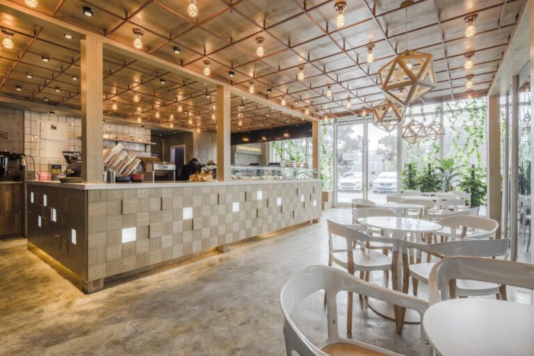 Conception dinterieur pour cafe boulangerie artisanal