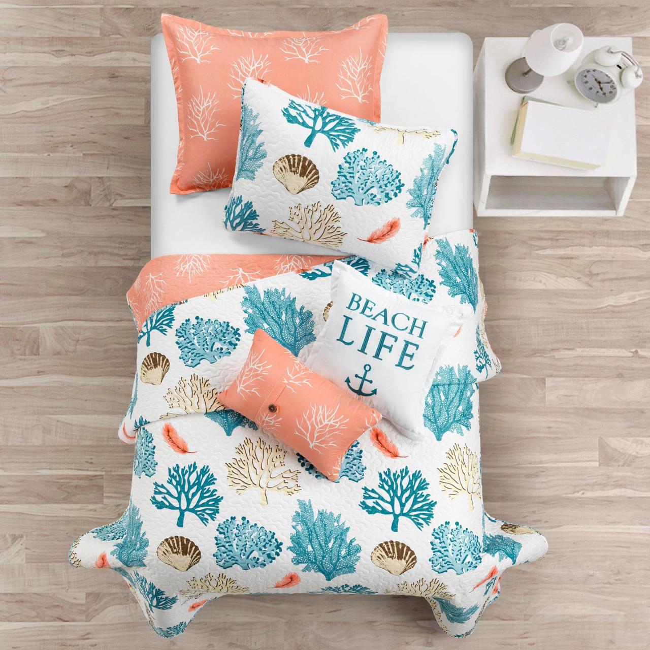 Linge de lit ambiance bord de mer