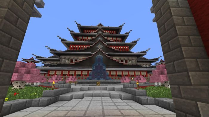 Maison japonais minecraft