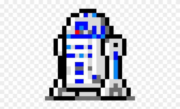 Pixel art r2d2