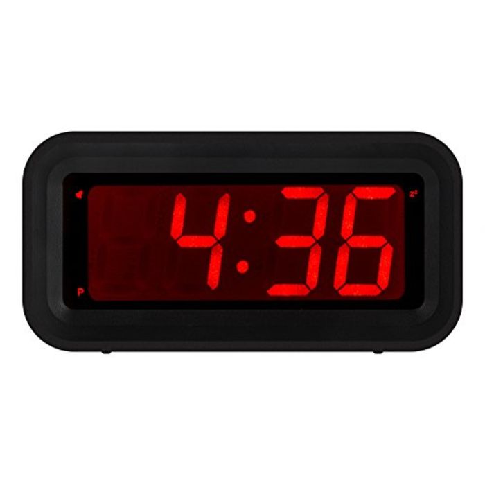 Clock digital wall red led timer display board wireless clocks decor alarm choose share ideas