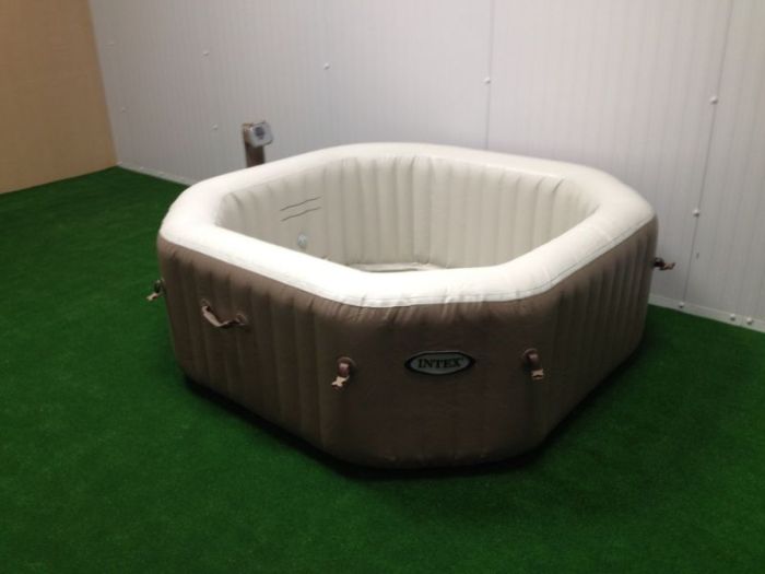 Intex jacuzzi gonflable whirlpool pure octagon octagonal tubs purespa inflatable octogonal aufblasbar bulles pas zoll piscine jacousie badewanne bazen raviday