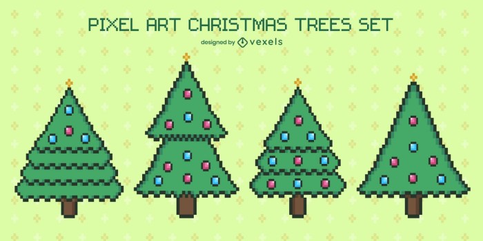 Pixel sapin de noel