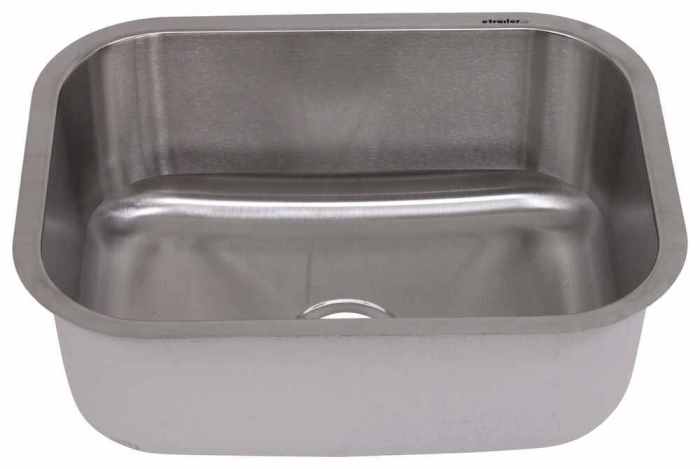 Rv sink distribution patrick sinks kitchen stainless steel bowl single show etrailer