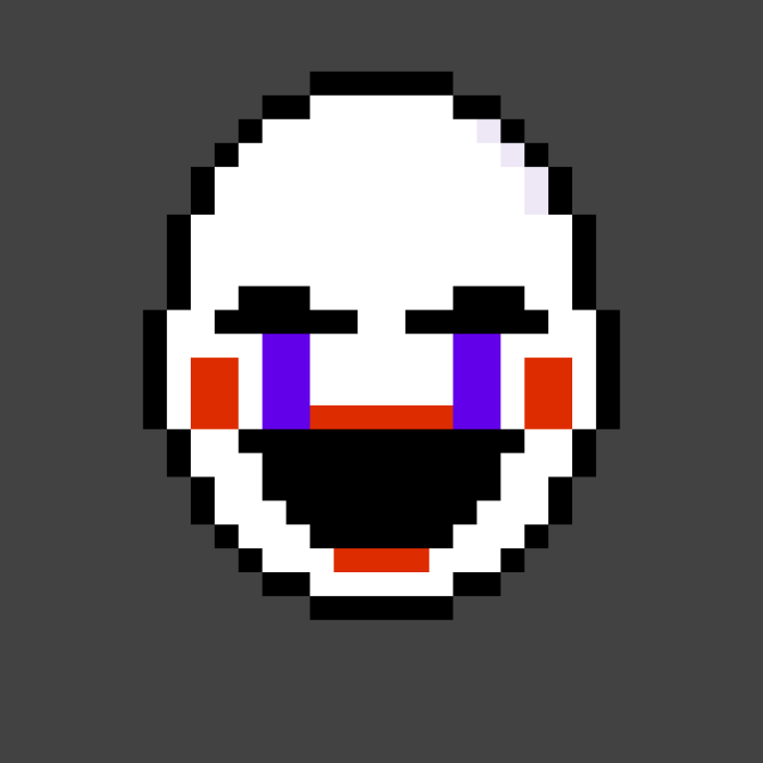 Pixel art fnaf facile